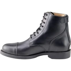 Fouganza Riding Boots Leather Lace-Up Riding Paddock Boots, Women's