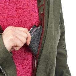 Jackets Forclaz Rainwarm 900, 3-in-1 Backpacking Jacket, Women's