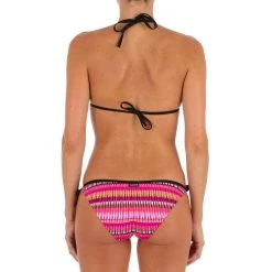 Olaian Bikinis, Boardshorts Women's Sliding Triangle Swimsuit Top With Padded Cups Mae Jazz