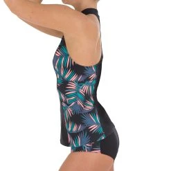 Tribord Bikinis, Boardshorts Women's Surfing Exposed Upper Back Windbreaking Zippered Vest Zoe Palmy