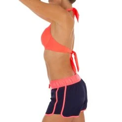 Olaian Bikinis, Boardshorts Women's Fixed Padded Cup Push-Up Swimsuit Top Elena