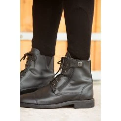 Fouganza Horse Riding Lace-Up Jodhpur Boots Training 700 Riding Boots