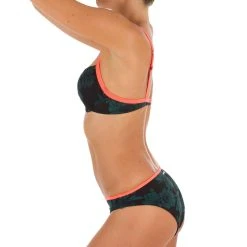 Olaian Women's Swimsuit Balconet Top With U Or X Back Elo Terra