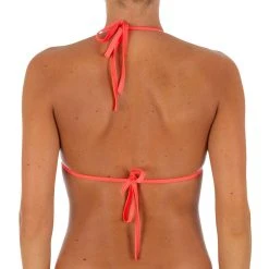 Olaian Women's Sliding Triangle Swimsuit Top With Padded Cups Mae