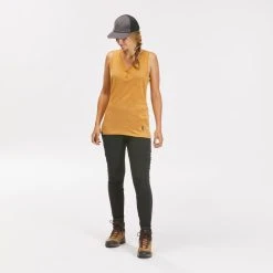 Shirts Forclaz, Merino Wool Travel Backpacking Tank Top, Women's