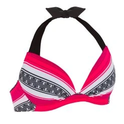 Tribord Women's Paddle & Rowing Fixed Padded Cup Push-Up Swimsuit Top Elena Bikinis, Boardshorts