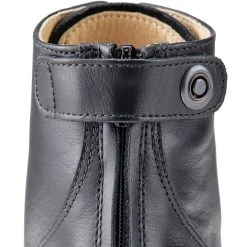 Fouganza Riding Boots Leather Lace-Up Riding Paddock Boots, Women's