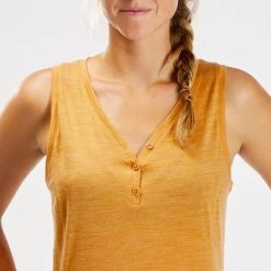 Shirts Forclaz, Merino Wool Travel Backpacking Tank Top, Women's