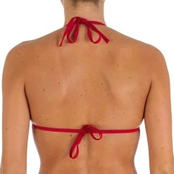 Olaian Women's Basic Sliding Triangle Bikini Top Mae