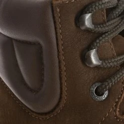 Fouganza Hiking Boots Leather Lace-Up Sentier Riding Boots