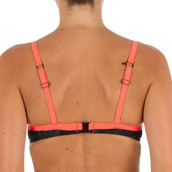 Olaian Women's Swimsuit Balconet Top With U Or X Back Elo Terra