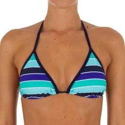 Olaian Women's Basic Sliding Triangle Bikini Top Mae