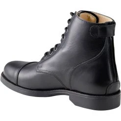 Fouganza Riding Boots Leather Lace-Up Riding Paddock Boots, Women's