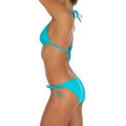 Olaian Women's Basic Sliding Triangle Bikini Top Mae