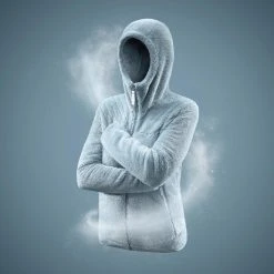 Quechua SH100 U-Warm, Warm Fleece Hiking Jacket, Women's