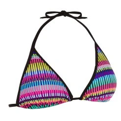 Olaian Bikinis, Boardshorts Women's Sliding Triangle Swimsuit Top With Padded Cups Mae Jazz