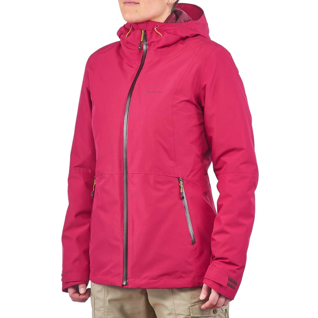 Forclaz Women's Travel 3-in-1 RainWarm 500 Jacket - Lightweight Waterproof & Insulated Backpacking Jacket 4 Forclaz Women's Travel Backpacking 3-in-1 Jacket RainWarm 500 Jackets