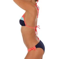 Olaian Women's Sliding Triangle Swimsuit Top With Padded Cups Mae