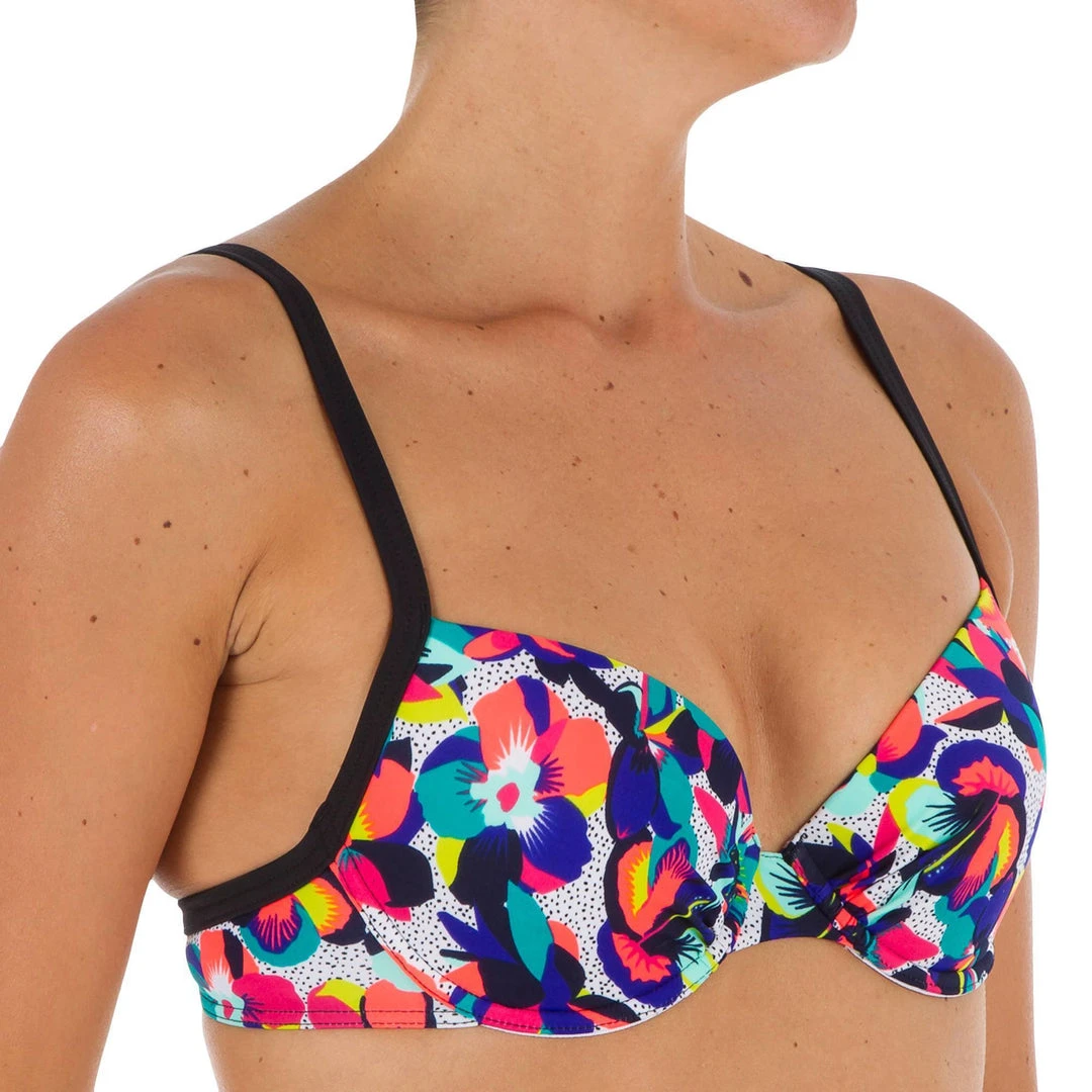 Olaian Women's Balconette-Style U-X Back Swimsuit Top | Brand New | ELO STREET | Bikinis & Swimwear 2 Olaian Women's Balconette-Style U-X Back Swimsuit Top ELO STREET