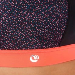 Olaian Bikinis, Boardshorts Women's Surfing Back-Zip Crop Top Carla Shine