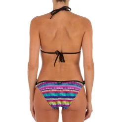 Olaian Bikinis, Boardshorts Women's Sliding Triangle Swimsuit Top With Padded Cups Mae Jazz