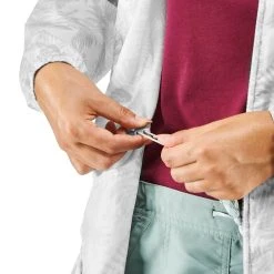 Quechua Raincut NH100, Waterproof Zip Hiking Rain Jacket, Women's