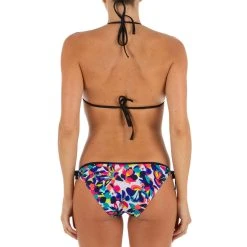 Olaian Bikinis, Boardshorts Women's Sliding Removable Padded Cup Triangle Swimsuit Top Street