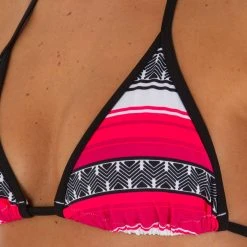 Olaian Women's Basic Sliding Triangle Bikini Top Mae