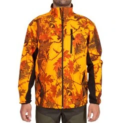 Solognac Sibir 500 Neon Camo Softshell Hunting Jacket