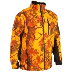 Solognac Sibir 500 Neon Camo Softshell Hunting Jacket