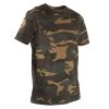 Solognac Short-Sleeved Cotton Camouflage Hunting T-Shirt Shirts