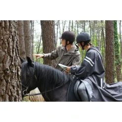 Fouganza Adult Horseback Riding Raincoat Sentier