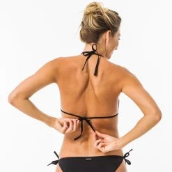 Olaian Mae Plain Sliding Surfing Bikini Top Bikinis, Boardshorts