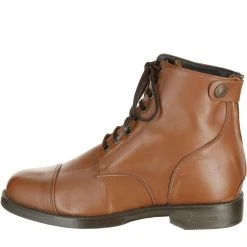 Fouganza Horse Riding Lace-Up Jodhpur Boots Paddock 500 Riding Boots