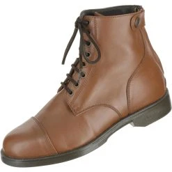 Fouganza Horse Riding Lace-Up Jodhpur Boots Paddock 500 Riding Boots