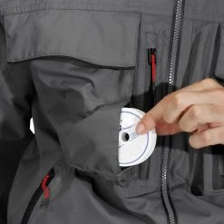 Caperlan Waterproof Fishing Jacket 500 Grey