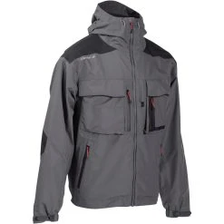 Caperlan Waterproof Fishing Jacket 500 Grey