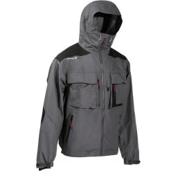 Caperlan Waterproof Fishing Jacket 500 Grey