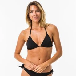 Olaian Bikinis, Boardshorts Mae Sliding Swimsuit Top With Padded Cups