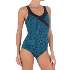 Nabaiji Women's Aquafitness One-Piece Body-Sculpting Swimsuit Karli