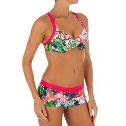 Olaian Women’s Underwired Minimizer Balconette Swimsuit Top Eden Bikinis, Boardshorts
