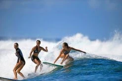 Olaian Surfing Crop Top Swimsuit Top With Padded Cups Andrea Bikinis, Boardshorts