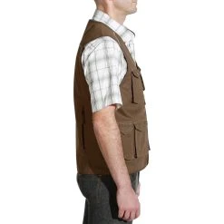 Fouganza Adult Horseback Riding Multi-Pocket Sleeveless Riding Jacket Sentier Tops