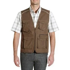 Fouganza Adult Horseback Riding Multi-Pocket Sleeveless Riding Jacket Sentier Tops