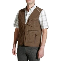 Fouganza Adult Horseback Riding Multi-Pocket Sleeveless Riding Jacket Sentier Tops