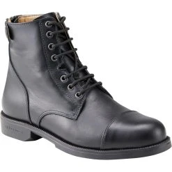 Fouganza Horse Riding Lace-Up Jodhpur Boots Paddock 500 Riding Boots