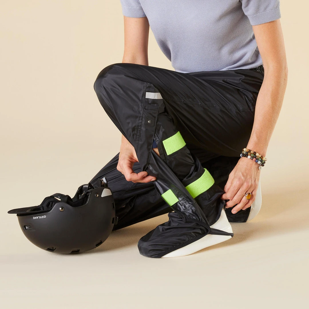 Best Deal ⭐ Btwin 500 City Cycling Rain Overpants - Waterproof Adult Bike Bottoms 9 Btwin 500, City Cycling Rain Overpants, Adult Bottoms