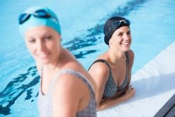 Nabaiji Swimming One-piece Sculpting Swimsuit Kaipearl Triki Leo Black