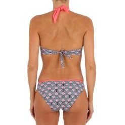 Olaian Bikinis, Boardshorts Elena Push-Up Swimsuit Top With Fixed Padded Cups