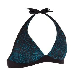 Olaian Bikinis, Boardshorts Bahia Halterneck Swimsuit Top With Back Clasp